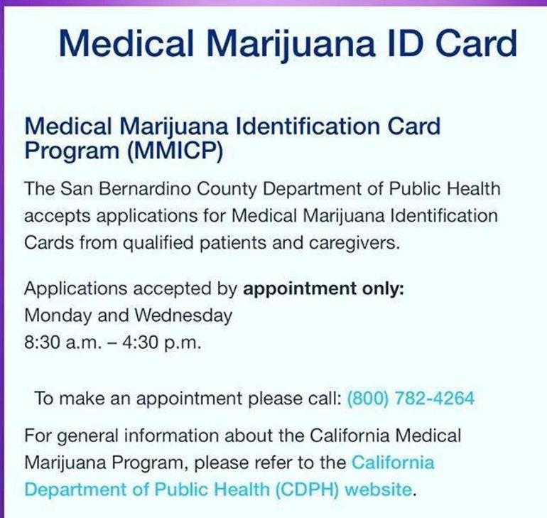 Medical Marijuana ID card