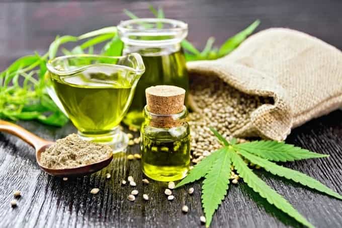 THC dissolves in Oil