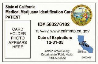 medical marijuana identification card