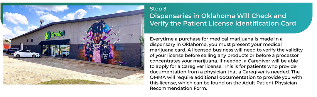 Verify at medical dispensary in Oklahoma
