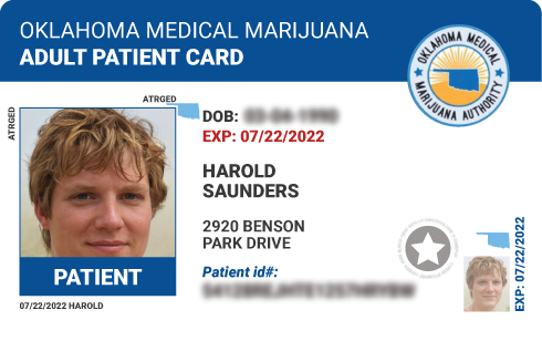 Oklahoma medical marijuana card online